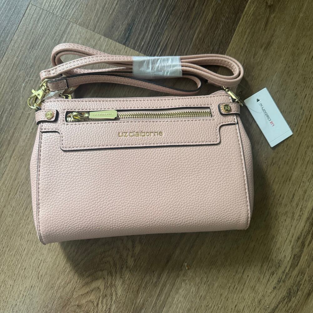 Liz Claiborne Elly Crossbody Bag in Light Rose.